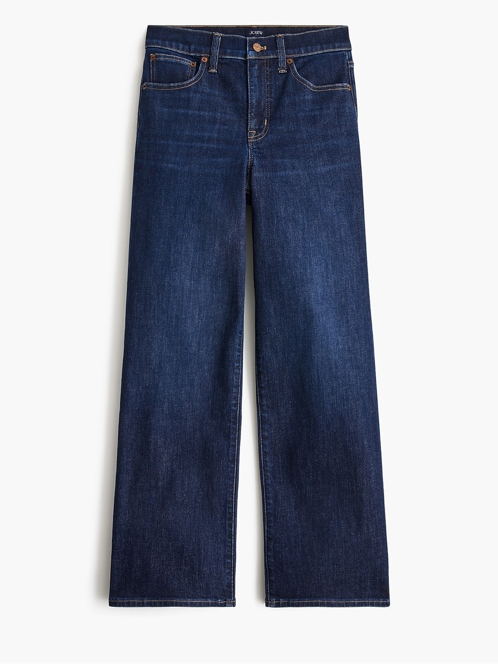 J.Crew Wide-Leg Crop Jeans Dark Wash Size 24 NWT